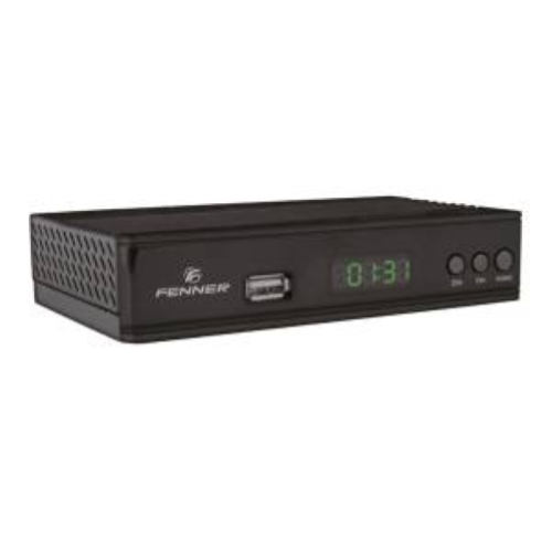 FENNER DECODER FN-GX2 HD DVB-T2/HEVC USB 2.0 CON TELECOMANDO 2IN1 - EUROBABYLON  #