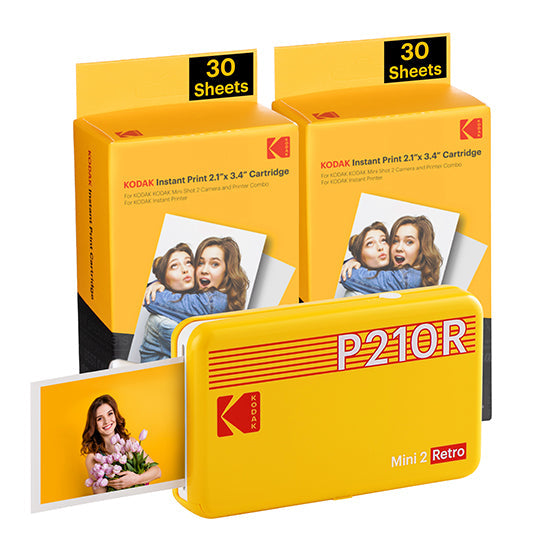 Kodak Mini 2 Retro stampante per foto Sublimazione 2.1" x 3.4" (5.3 x 8.6 cm)