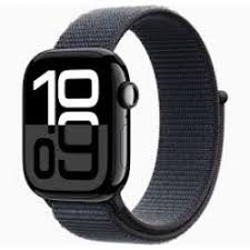 APPLE WATCH SERIES 10 42MM JET BLACK ALUMINIUM CASE WITH INK SPORT LOOP GPS+ CELLULAR MWX83QC/A