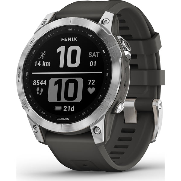 Garmin fenix 7 3,3 cm (1.3") 47 mm MIP Argento GPS (satellitare)