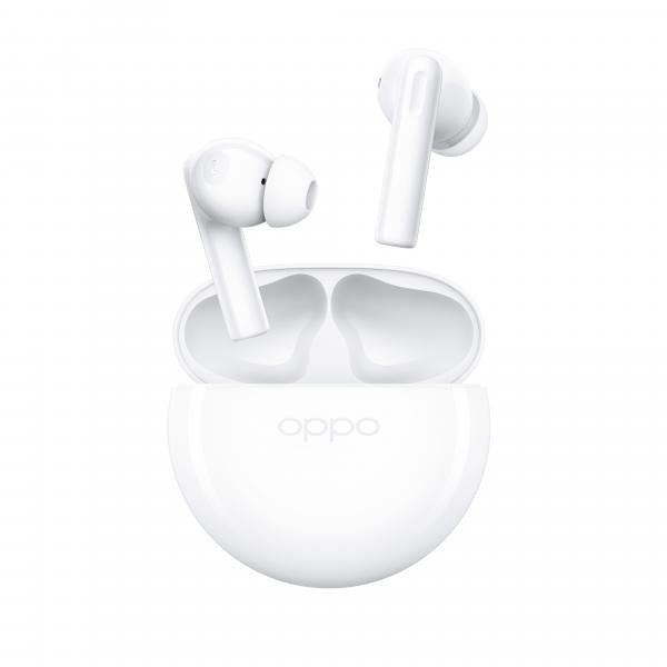 OPPO Enco Buds2, Auricolari True Wireless, Bluetooth 5.2, in-ear, Noise Reduction, Comandi Touch, Batteria ricaricabile, Audio Binaurale, Suono Nitido, Gaming Mode, [Versione Italiana], Bianchi - EUROBABYLON