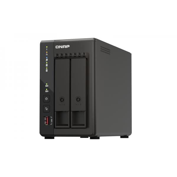 QNAP TS-253E NAS Tower Collegamento ethernet LAN Nero J6412 - EUROBABYLON