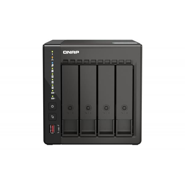 QNAP TS-453E NAS Tower Collegamento ethernet LAN Nero J6412 - EUROBABYLON