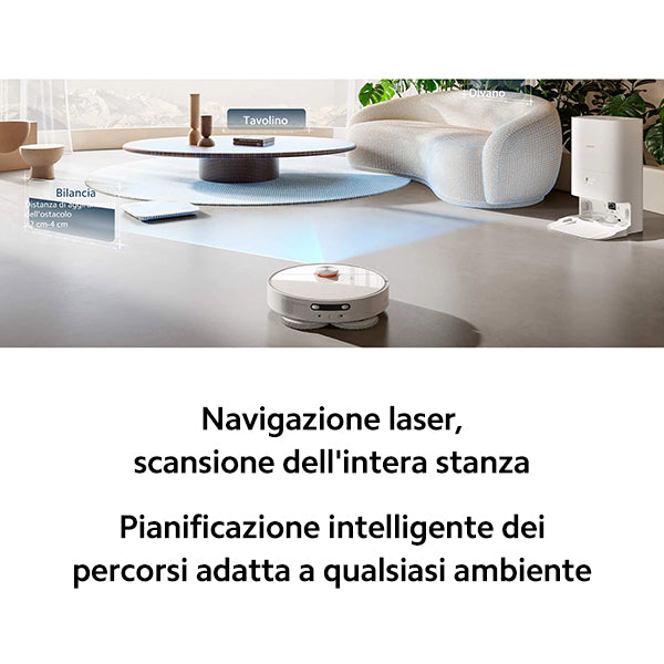 Xiaomi X10 Plus aspirapolvere robot Combi Bianco