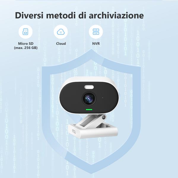 Imou Versa Telecamera 2MP Wi-Fi da interno/esterno con sirena e faretto