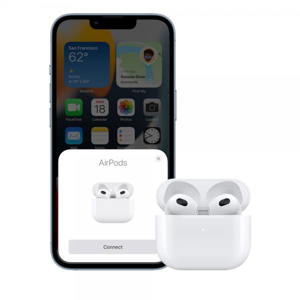 Apple AirPods (terza generazione) con custodia di ricarica Lightning