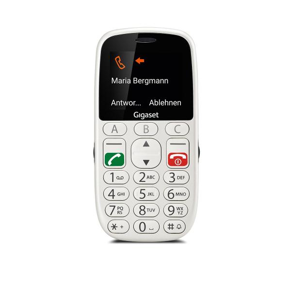 Gigaset GL390 5.59 cm (2.2") 88 g White Elderly phone