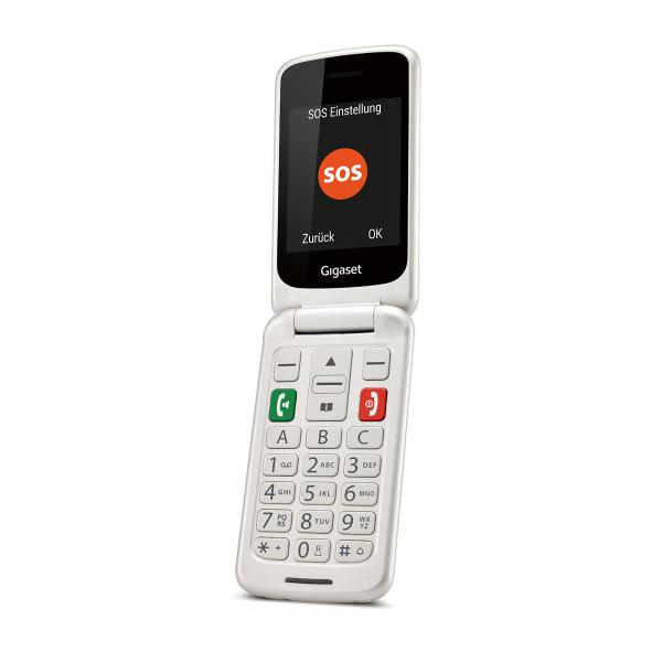 Gigaset GL590 7,11 cm (2.8") 113 g Bianco Telefono per anziani - EUROBABYLON