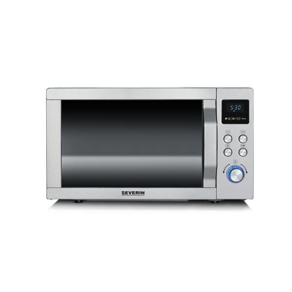 Severin MW 7774 forno a microonde Superficie piana Microonde combinato 25 L 900 W Argento - EUROBABYLON