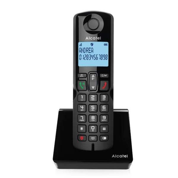 Alcatel S280 EWE Telefono DECT Identificatore di chiamata Nero - EUROBABYLON