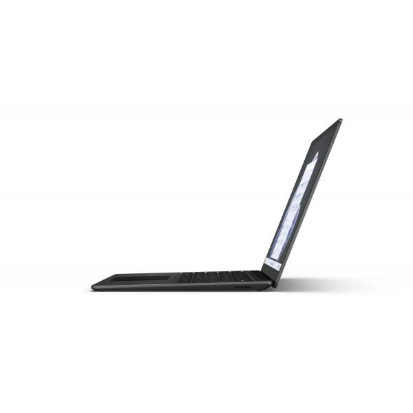 Microsoft Surface Laptop 5 Computer portatile 38,1 cm (15") Touch screen Intel Core i7 i7-1255U 8 GB LPDDR5x-SDRAM 512 GB SSD Wi-Fi 6 (802.11ax) Windows 11 Home Nero