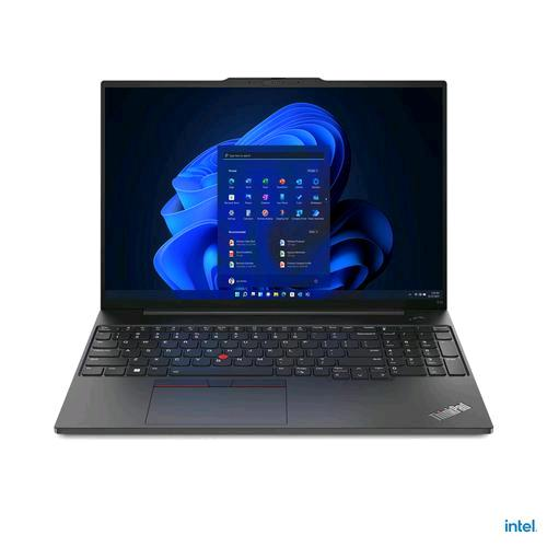 Lenovo ThinkPad E16 Gen 1 (Intel) Notebook 40,6 cm (16 Zoll) WUXGA Intel Core i5 i5-1335U 8 GB DDR4-SDRAM 256 GB SSD Wi-Fi 6 (802.11ax) Windows 11 Pro Schwarz