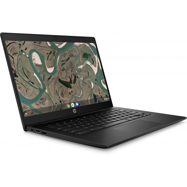 HP Chromebook 14 G7 N4500 35,6 cm (14 Zoll) HD Intel Celeron 4 GB LPDDR4x-SDRAM 64 GB eMMC Wi-Fi 6 (802.11ax) ChromeOS Schwarz