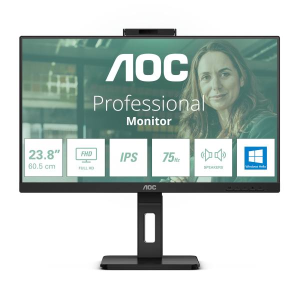 AOC 24P3QW Monitor PC 60,5 cm (23.8") 1920 x 1080 Pixel Full HD Nero