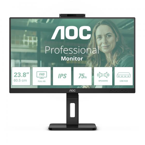 AOC 24P3QW Monitor PC 60,5 cm (23.8") 1920 x 1080 Pixel Full HD Nero - EUROBABYLON