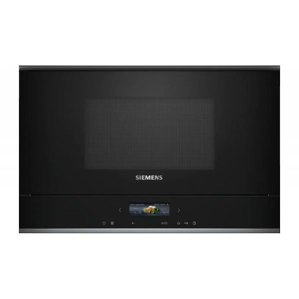 Siemens iQ700 BF722L1B1 forno a microonde Da incasso Solo microonde 21 L 900 W Nero