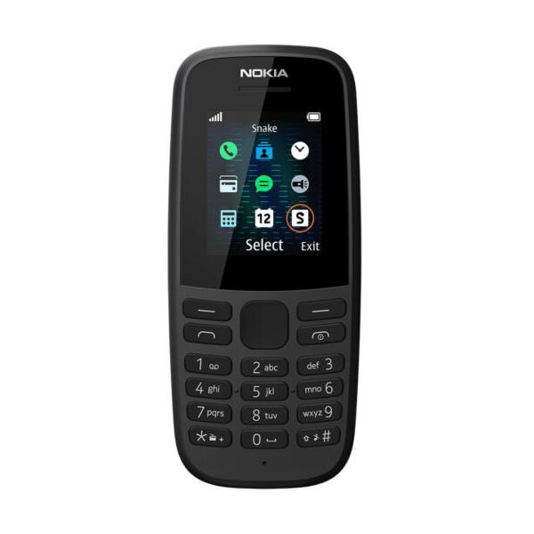 Nokia 105 (2019) 4,5 cm (1.77") 73,2 g Nero Telefono cellulare basico