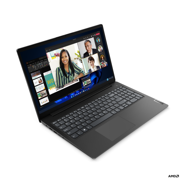 Lenovo V V15 Computer portatile 39,6 cm (15.6") Full HD AMD Ryzen 5 7520U 8 GB LPDDR5-SDRAM 256 GB SSD Wi-Fi 5 (802.11ac) Windows 11 Home Nero