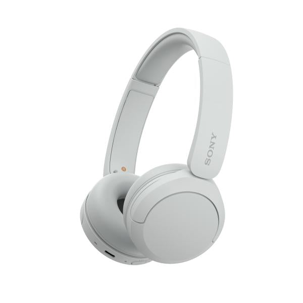 Sony Cuffie Bluetooth wireless WH-CH520 - Durata della batteria fino a 50 ore con ricarica rapida, stile on-ear - Bianco - EUROBABYLON