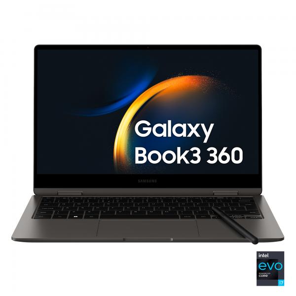 Samsung Galaxy Book3 360 13.3" Laptop i7 16GB 512GB Windows 11 Pro Graphite - EUROBABYLON