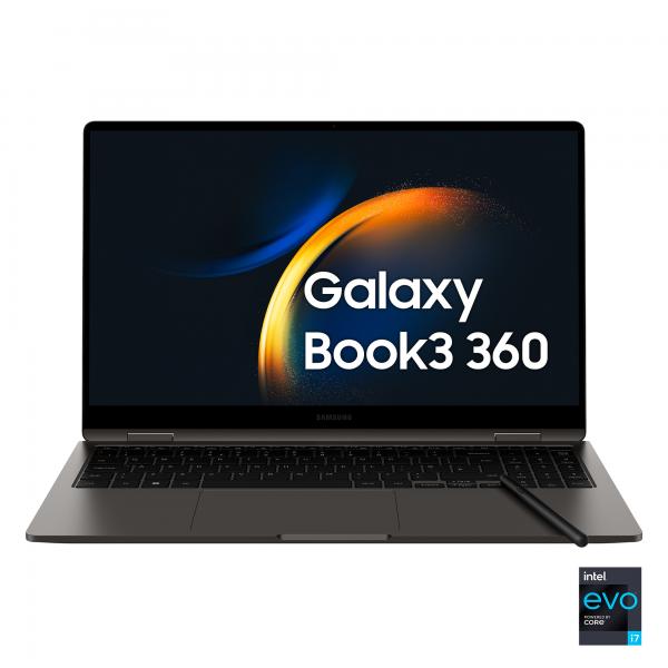 Samsung Galaxy Book3 360 15.6" Laptop i7 16GB 512GB Windows 11 Pro Graphite - EUROBABYLON  #