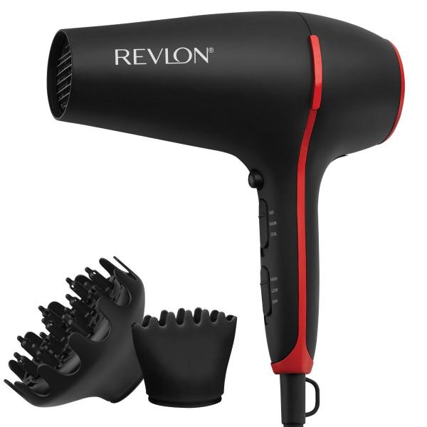 Revlon RVDR5317E asciuga capelli 2000 W Nero, Rosso - EUROBABYLON