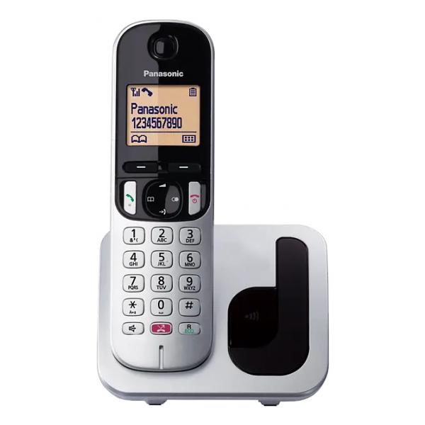 Panasonic KX-TGC250JTS telefono Telefono DECT Identificatore di chiamata Nero, Argento - EUROBABYLON