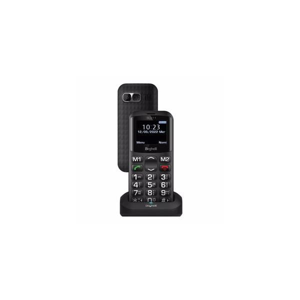 Beghelli SLV11 4,5 cm (1,77 Zoll) 71 g Schwarzes Telefon für ältere Menschen