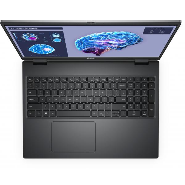 DELL Precision 7680 i7-13850HX Workstation mobile 40,6 cm (16") Full HD+ Intel Core i7 32 GB DDR5-SDRAM 1000 GB SSD NVIDIA RTX 2000 Wi-Fi 6E (802.11ax) Windows 11 Pro Grigio