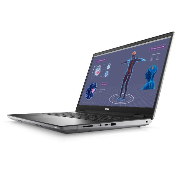 DELL Precision 7780 Intel Core i7 i7-13850HX Workstation mobile 43,9 cm (17.3") Full HD 32 GB DDR5-SDRAM 1 TB SSD NVIDIA RTX 3500 Ada Wi-Fi 6E (802.11ax) Windows 11 Pro Grigio - EUROBABYLON