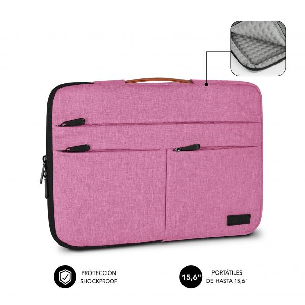 SUBBLIM SUBLS-AP36053 borsa per notebook 39,6 cm (15.6") Custodia a tasca Rosa