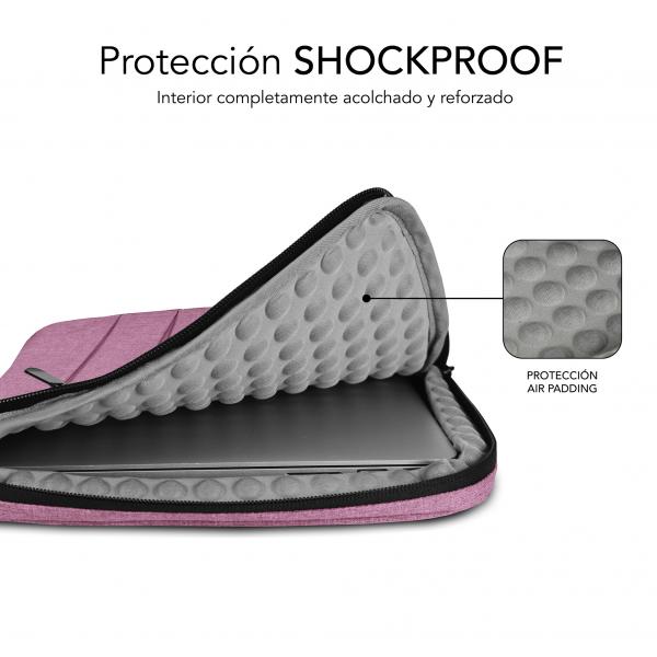 SUBBLIM SUBLS-AP36053 borsa per notebook 39,6 cm (15.6") Custodia a tasca Rosa