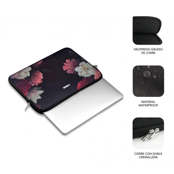 SUBBLIM SUBLS-SKIN151 borsa per notebook 39,6 cm (15.6") Custodia a tasca Multicolore