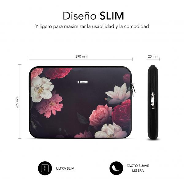 SUBBLIM SUBLS-SKIN151 borsa per notebook 39,6 cm (15.6") Custodia a tasca Multicolore