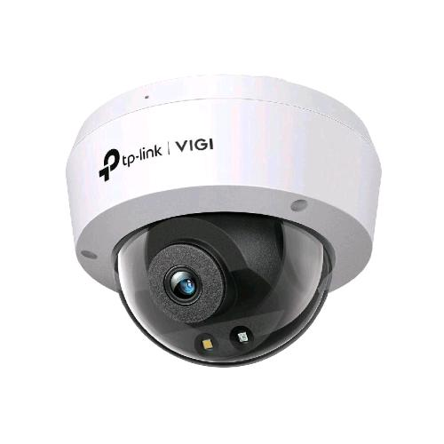 TP-LINK VIGI C240 ​​​​​​4 mm Dome-IP-Sicherheitskamera für den Innen- und Außenbereich, 4 MP, QUAH HD, 360 VOLLFARB-INTELLIGENTE ERKENNUNG, INTEGRIERTES MIKROFON, INTEGRIERTE SPOTLIGHTS, IP67 WEISS