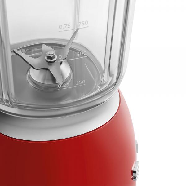 Smeg Frullatore da Tavolo 50's Style  Rosso LUCIDO  BLF03RDEU