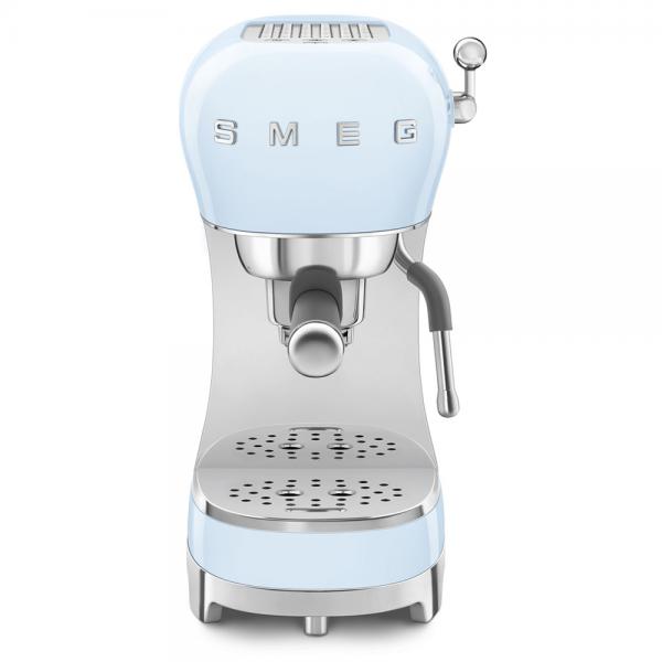 Smeg Macchina da Caffè Espresso Manuale 50's Style  Azzurro LUCIDO  ECF02PBEU