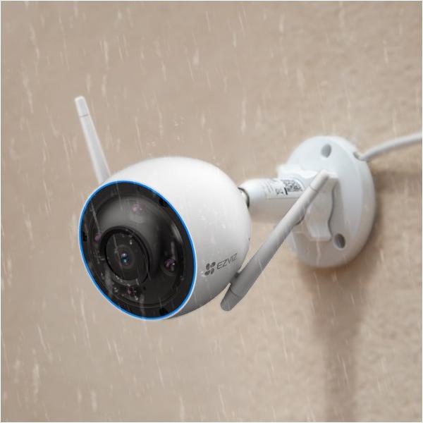 EZVIZ H3 2K sphärische IP-Sicherheitskamera für den Außenbereich, 2304 x 1296 Pixel, Decke/Wand
