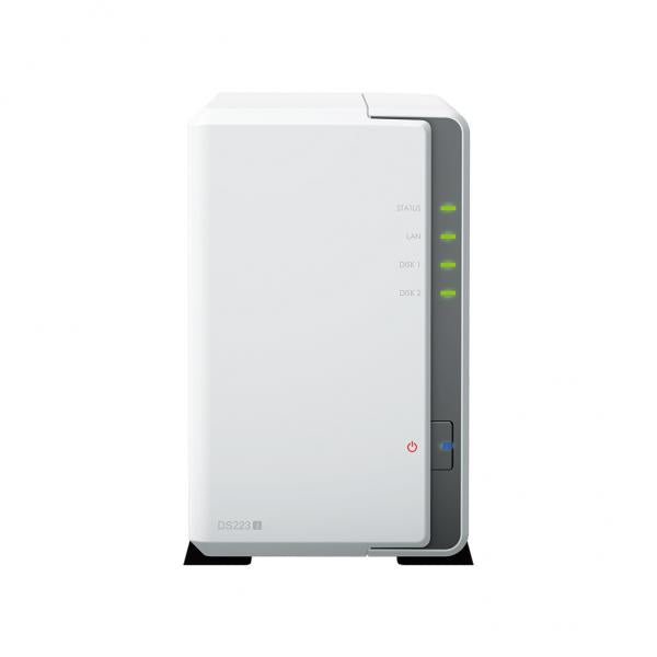 Synology DiskStation DS223J server NAS e di archiviazione Desktop Collegamento ethernet LAN Bianco RTD1619B - EUROBABYLON