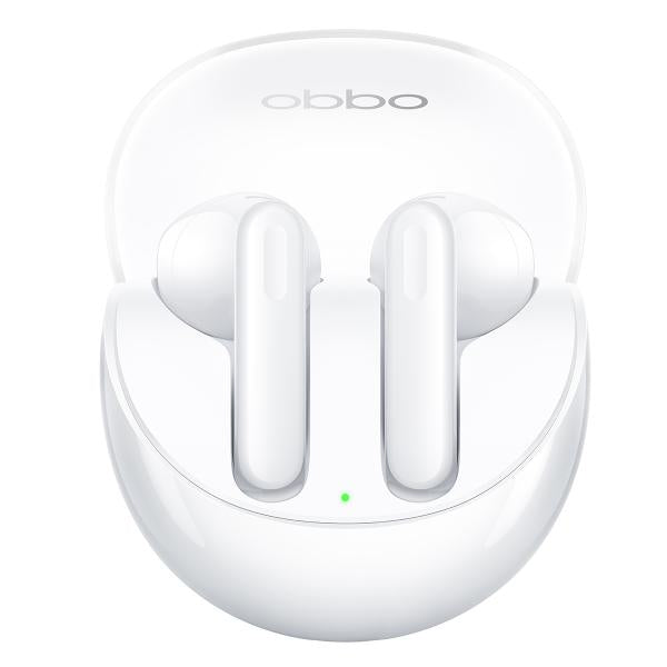 OPPO Enco Air3 Auricolari True Wireless, 25h di Autonomia, Driver da 13.4mm, Bluetooth 5.3, Raggio 10m, Controlli Touch, Cancellazione del rumore IA, Android e iOS, IP54, Bianco [Versione Italiana]