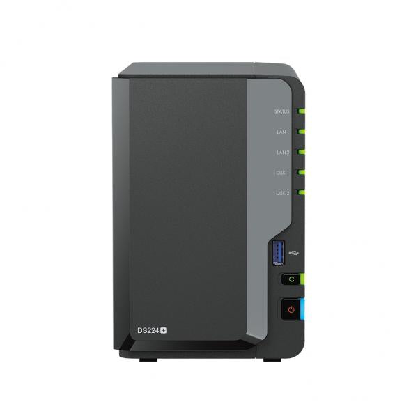 Synology DiskStation DS224+ server NAS e di archiviazione Desktop Intel Celeron J4125 2 GB DDR4 Nero - EUROBABYLON