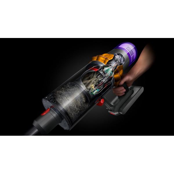 Dyson V15 Detect Absolute aspirapolvere senza filo Nichel, Giallo Senza sacchetto