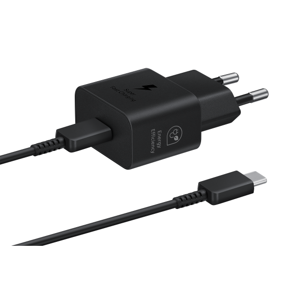 Samsung Caricabatterie Super Fast Charging (25W) con cavo da USB Type-C a USB Type-C