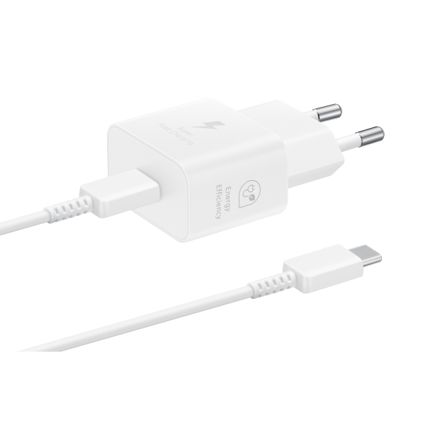 Samsung Caricabatterie Super Fast Charging (25W) con cavo da USB Type-C a USB Type-C