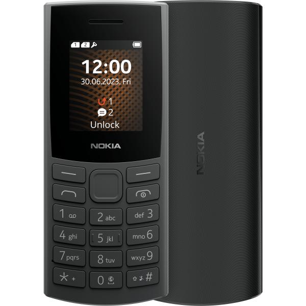 Nokia 105 4G (2023) 4,57 cm (1.8") 93 g Antracite Telefono cellulare basico - EUROBABYLON