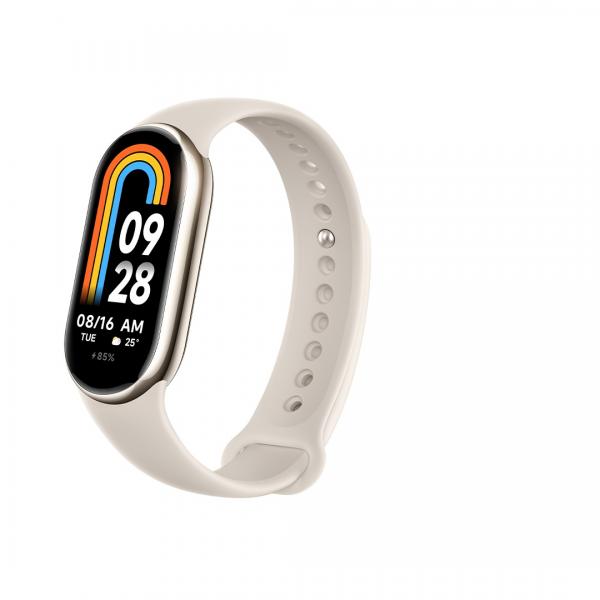 Xiaomi Smart Band 8 AMOLED Tracciatore di attività a clip/da polso 4,11 cm (1.62") Champagne, Oro - EUROBABYLON