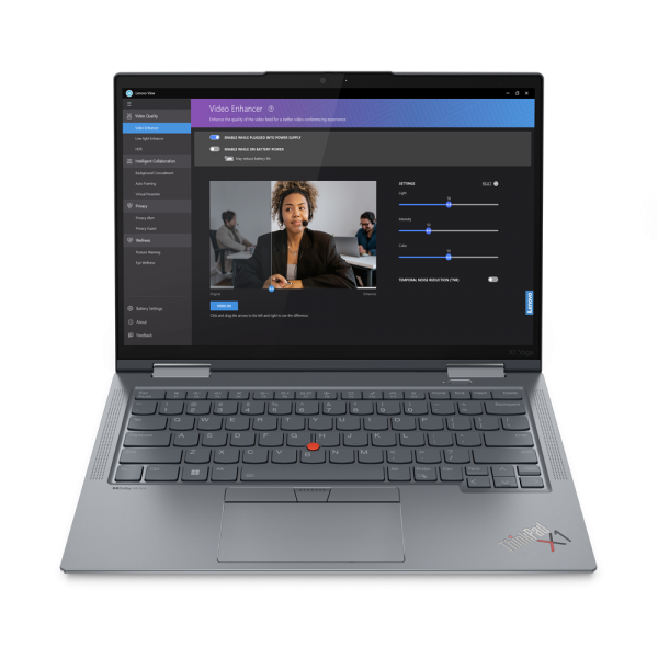 Lenovo ThinkPad X1 Yoga Ibrido (2 in 1) 35,6 cm (14") Touch screen WUXGA Intel Core i5 i5-1335U 16 GB LPDDR5-SDRAM 512 GB SSD Wi-Fi 6E (802.11ax) Windows 11 Pro Grigio - EUROBABYLON