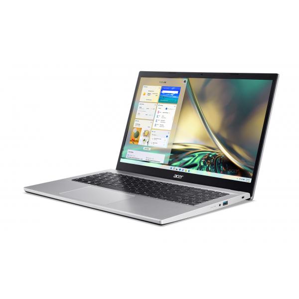 Acer Aspire 3 A315-59-57AU Computer portatile 39,6 cm (15.6") Full HD Intel Core i5 i5-1235U 8 GB DDR4-SDRAM 512 GB SSD Wi-Fi 5 (802.11ac) Windows 11 Home Argento