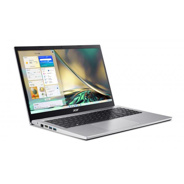 Acer Aspire 3 A315-59-57AU Computer portatile 39,6 cm (15.6") Full HD Intel Core i5 i5-1235U 8 GB DDR4-SDRAM 512 GB SSD Wi-Fi 5 (802.11ac) Windows 11 Home Argento