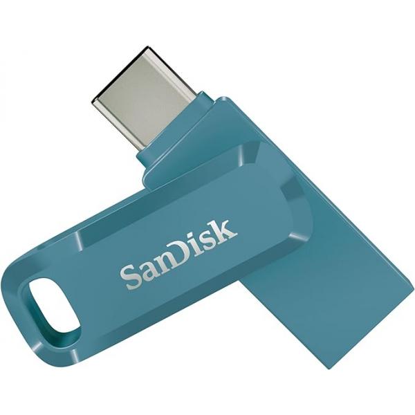 SanDisk Ultra Dual Drive Go USB 128GB unità flash USB USB Type-A / USB Type-C 3.2 Gen 1 (3.1 Gen 1) Blu - EUROBABYLON